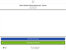 Tablet Screenshot of chensgardenauburn.com